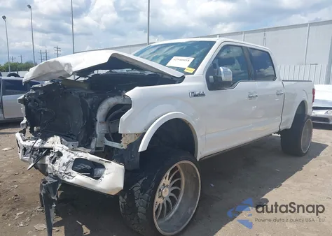 2018 Ford F-150 Platinum из США, поврежденный, VIN 1FTFW1E58JFE14483